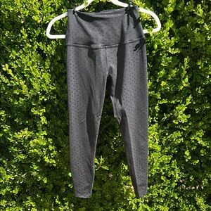 Black Leggings with heart print.